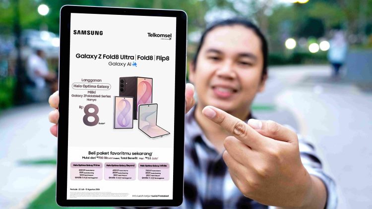 Telkomsel dan Samsung Jual Ponsel Galaxy Foldable 8 Mulai dari Rp8  