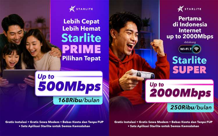 Surge Rilis Internet Kabel Starlite Berbanderol Mulai Rp168 Ribu