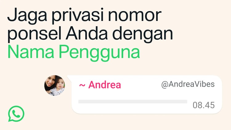 WhatsApp Kenalkan Fitur Baru Nama Pengguna