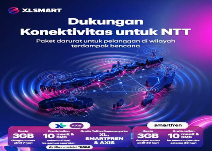 XLSMART Pulihkan Hampir Seluruh BTS Terdampak Gempa di Flores, NTT